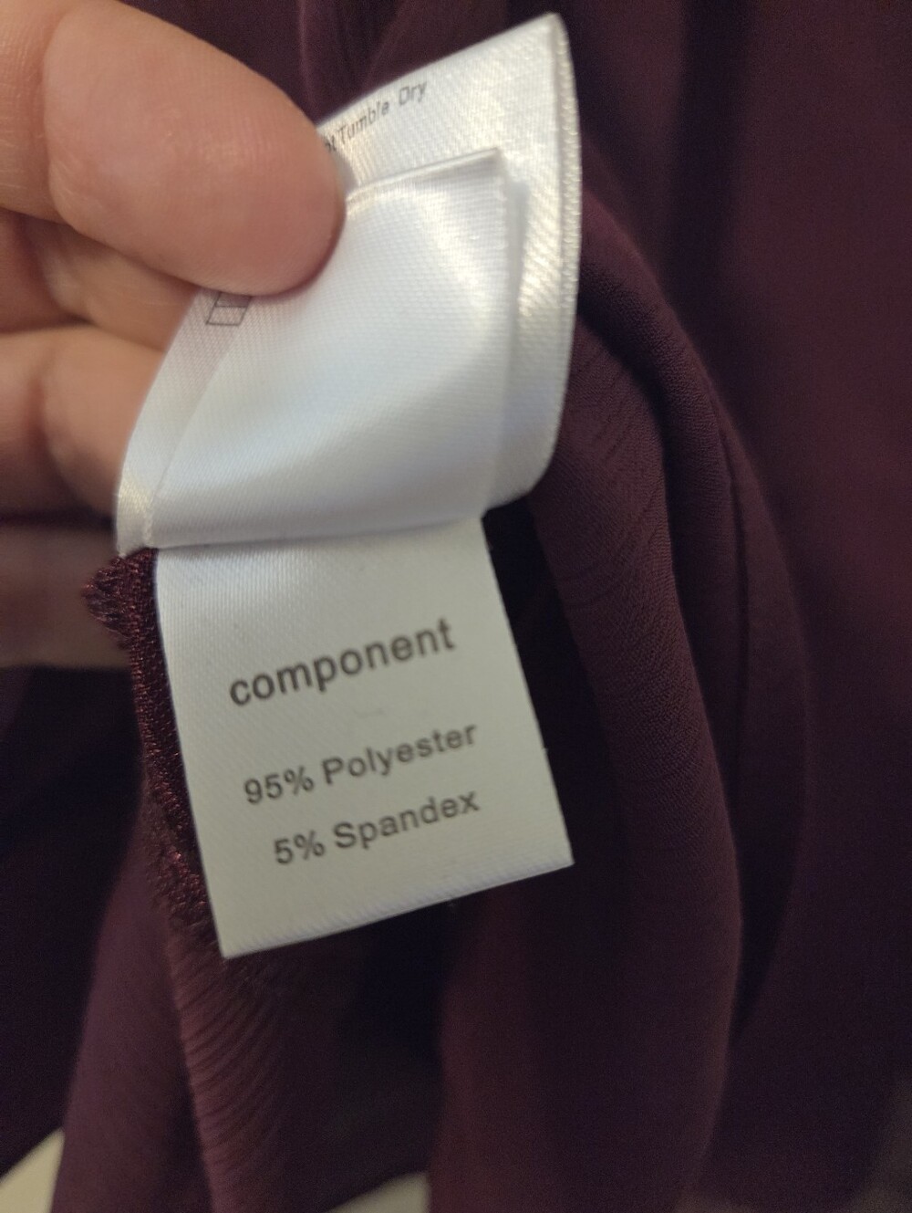 Plum Short Sleeve Blouse - Picture 6 of 6